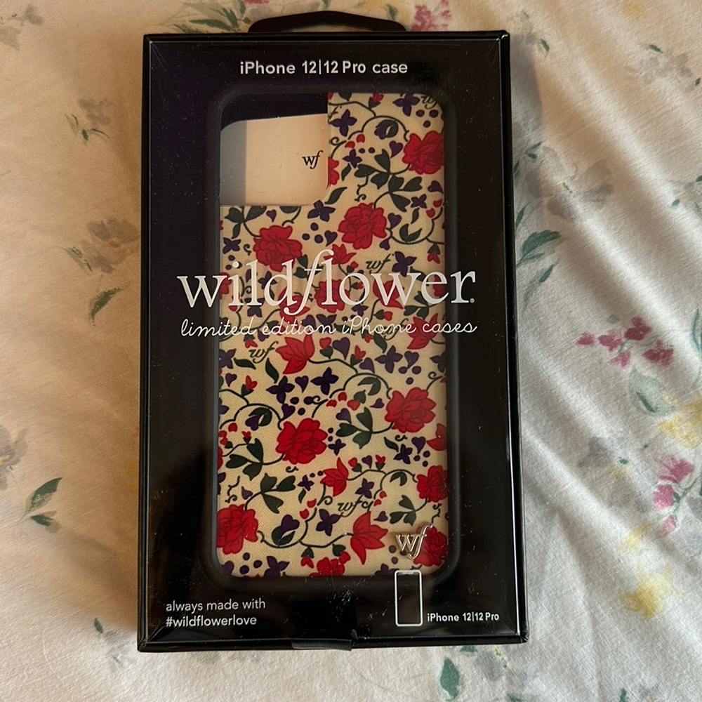 WILDFLOWER FLORAL iPHONE 12 PRO CASE WITH BOX